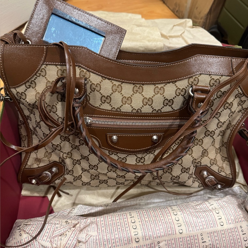 Gucci x Balenciaga Hacker Project City Bag